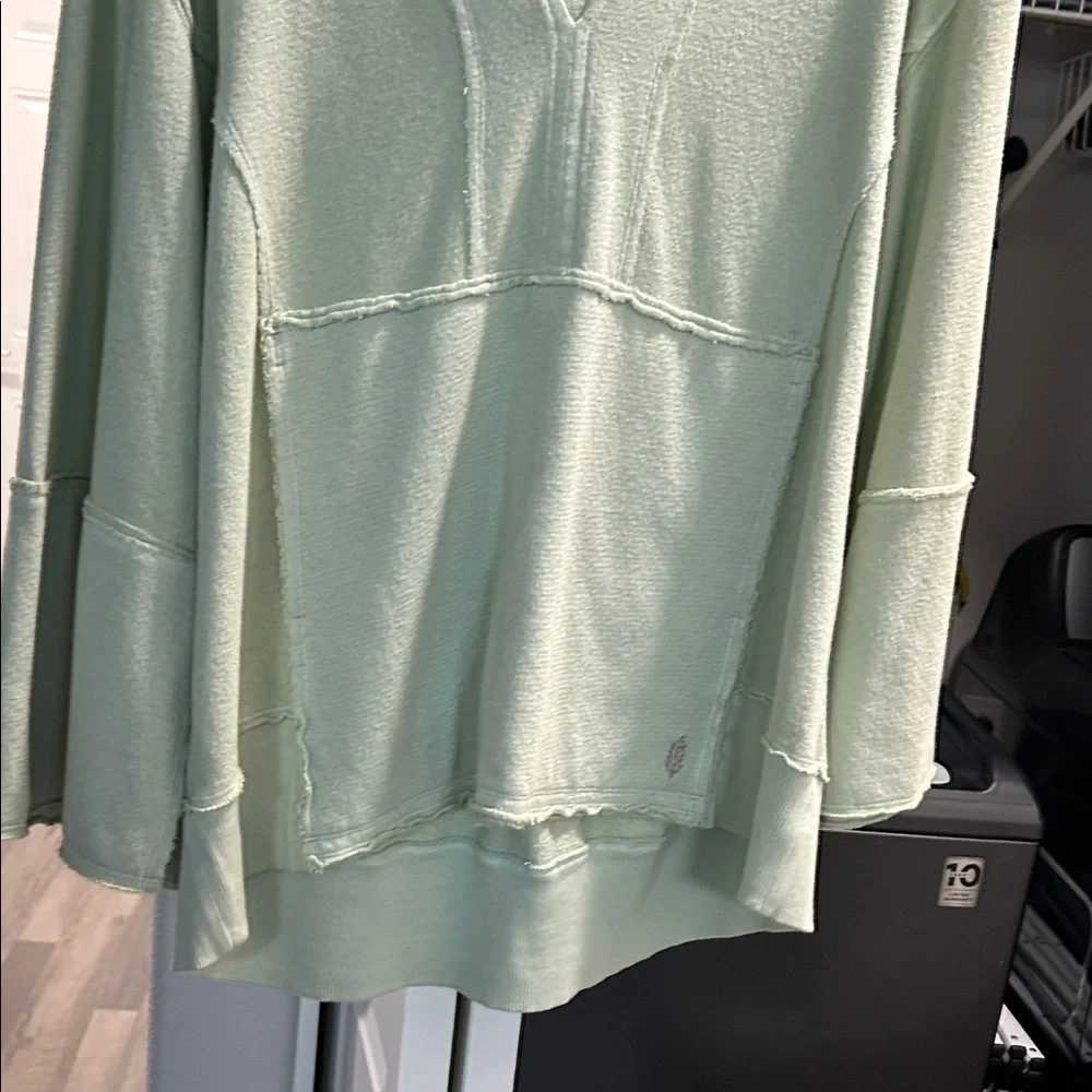 FP Movement by Free People Mint Green Terry Oversized Hoodie Size S - Picture 4 of 9